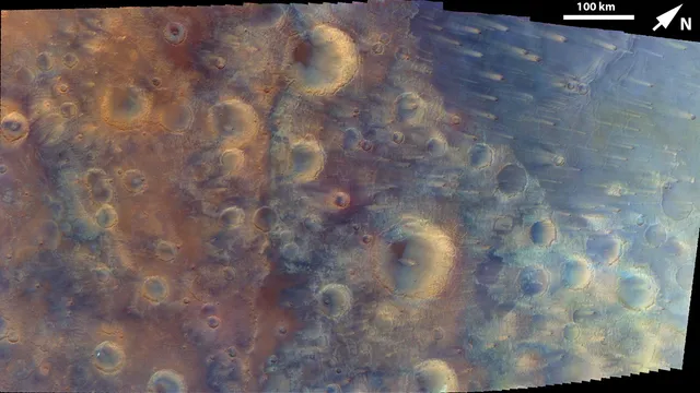 NASA’s Psyche Mission Imagens Detalhes da Superfície Martiana durante Voo Perto