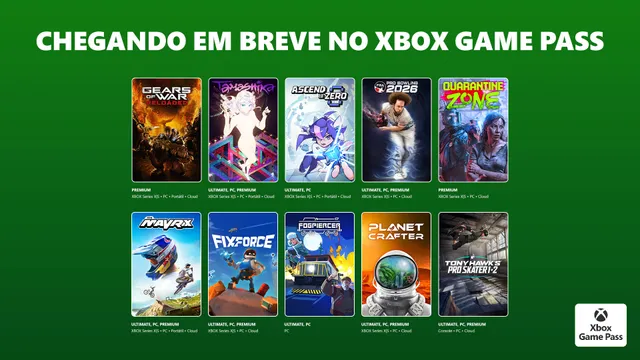 Novos Títulos Chegam ao Xbox Game Pass: Tony Hawk’s Pro Skater 1 + 2, Palworld 1.0 e Muito Mais